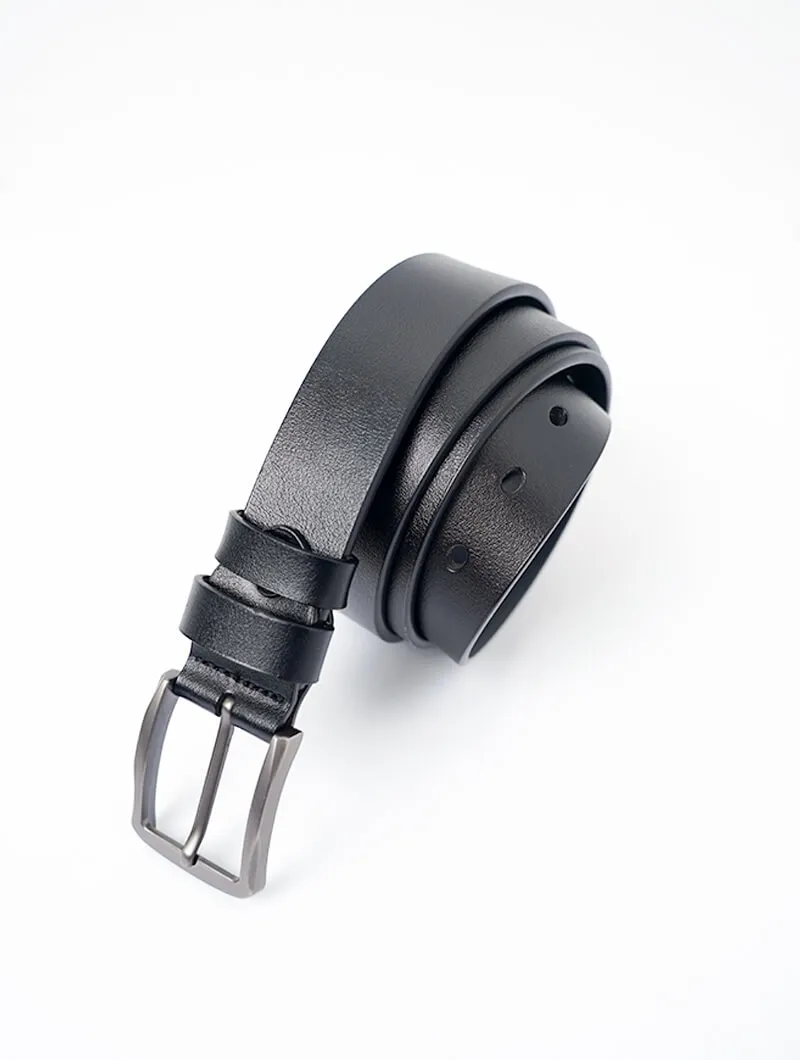 Ceinture en cuir à boucle